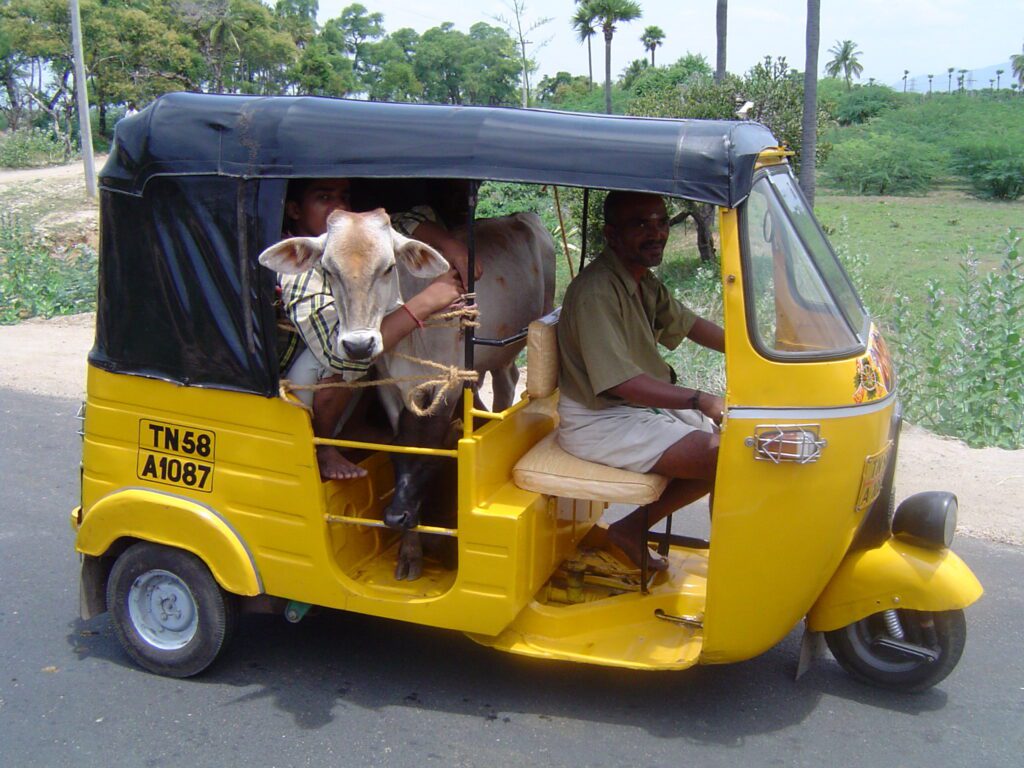 Zuid India tuk tuk