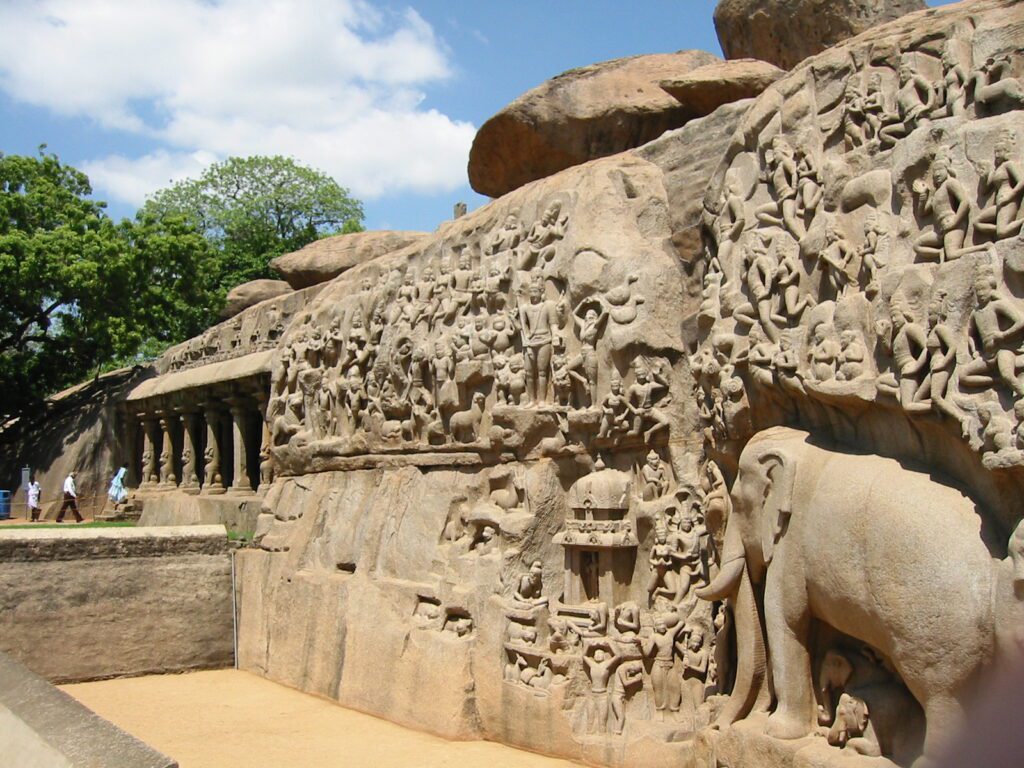 Mamallapuran rotssculpturen