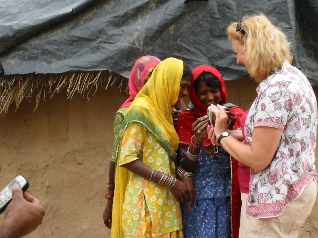 Inida vrouwen in de woenstijn