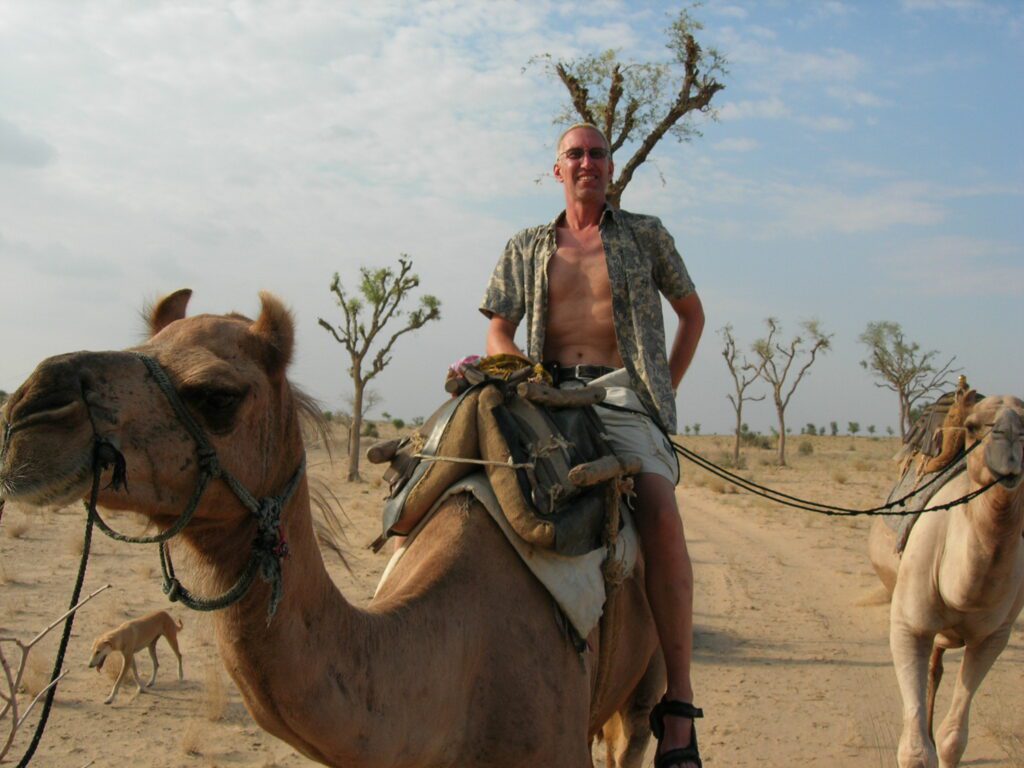 vanuit Bikaner kamelentocht
