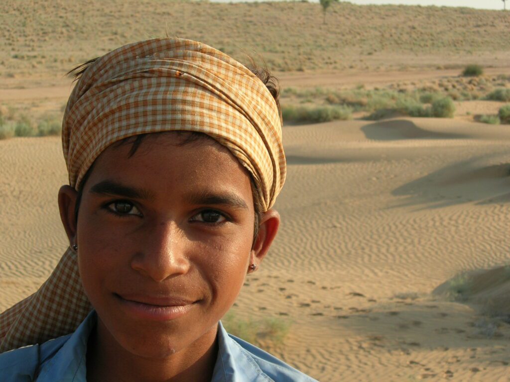 Thar woestijn kind