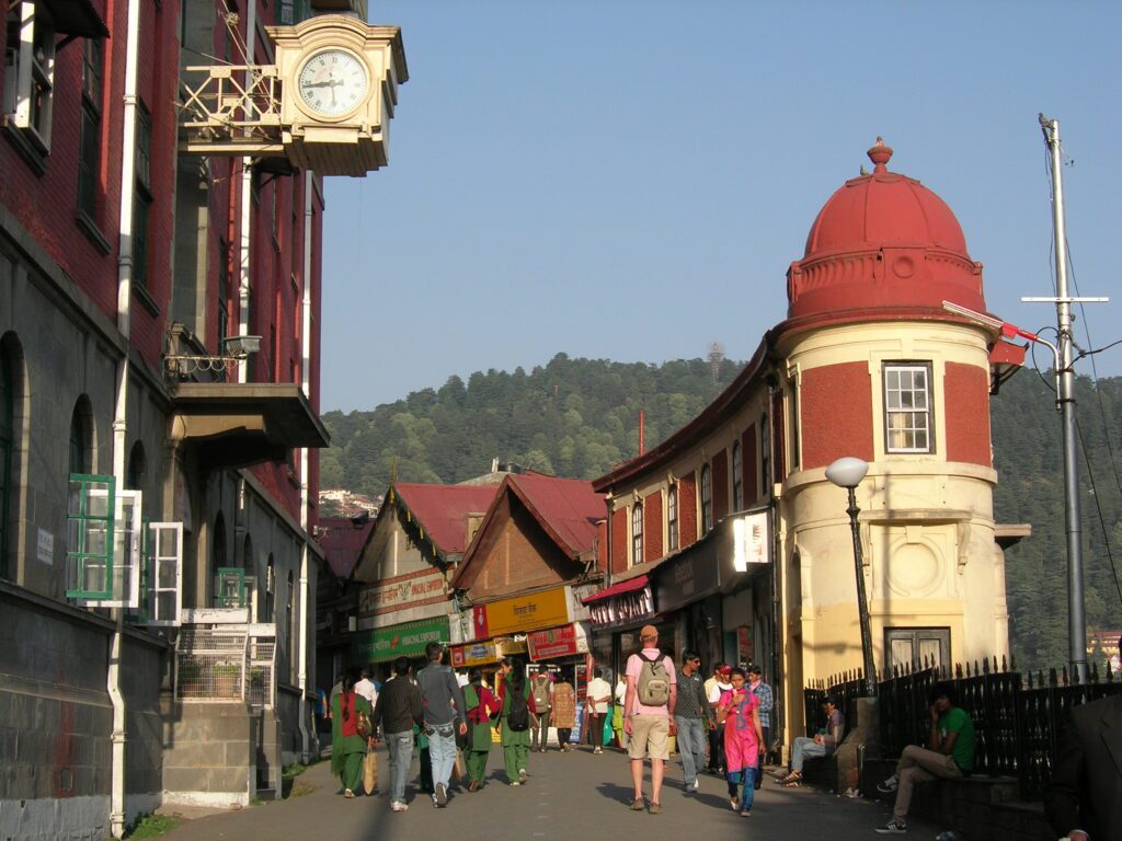 Shimla hoofdstraat