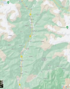 kaart Beas river manali India